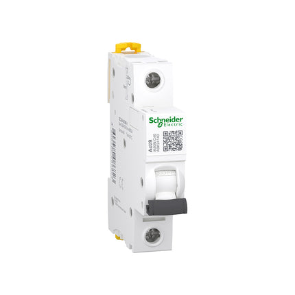 قاطع كهرباء أوتوماتيك MCB شنايدر Acti9 iK60N 40 أمبير 1P منحنى C 6kA A9K24140 - بشيتي ستورز