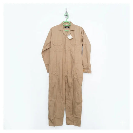 Brown multi-size work overalls