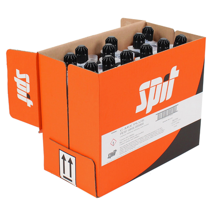 Sabat (055865) Cemix Stone Coloured Steel Tie Grout 300ml with 2 Mixing Nozzles