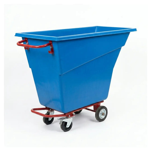 600L Blue Plastic Transfer Cart