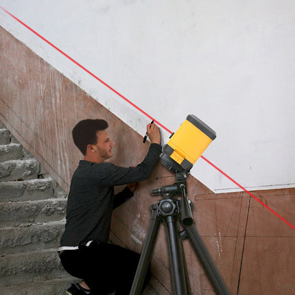 ليفيل ميزان احمر خطين مع قاعدة بريكسيسو PLC10P