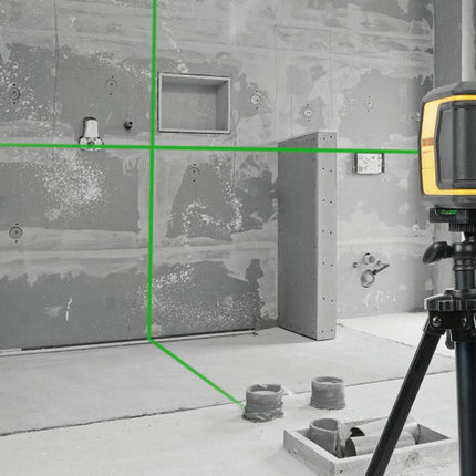 ليفيل ميزان  اخضر 360 درجة 16 خط مع قاعدة بريكسيسو P2LC15G