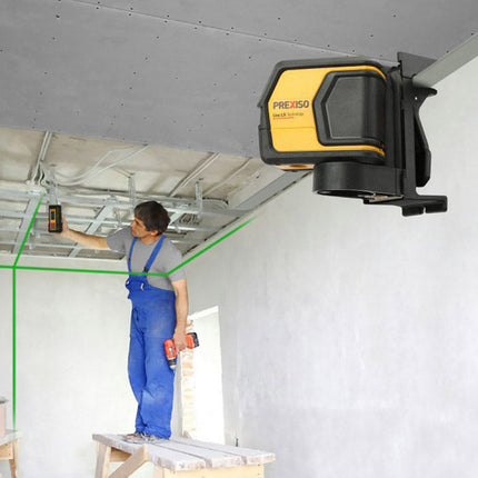 ليفيل ميزان  اخضر 360 درجة 16 خط مع قاعدة بريكسيسو P2LC15G