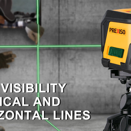 ليفيل ميزان اخضر خطين مع قاعدة بريكسيسو PLC10UG