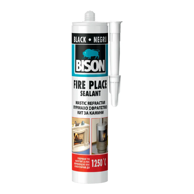 PATTEX Black Stove and Fireplace Sealant, 1250°C, (1832020)