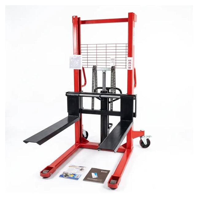 2.5M hydraulic pallet jack, red, 3 ton capacity