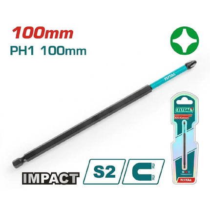راسية درل مصلب طويلة طول 200 ملم ph1 من توتال (TACIM71PH1200)