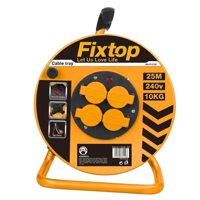 FixStop 25m Industrial Extension Cord