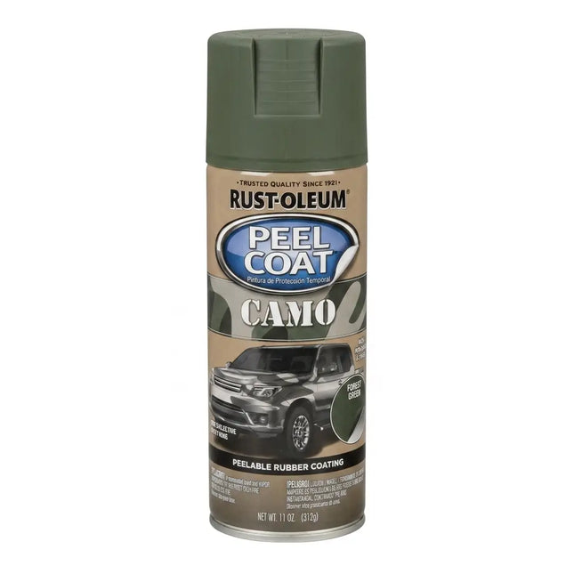 Rust-Oleum Peel Coat Removable Rubber Coating Spray, Dark Green