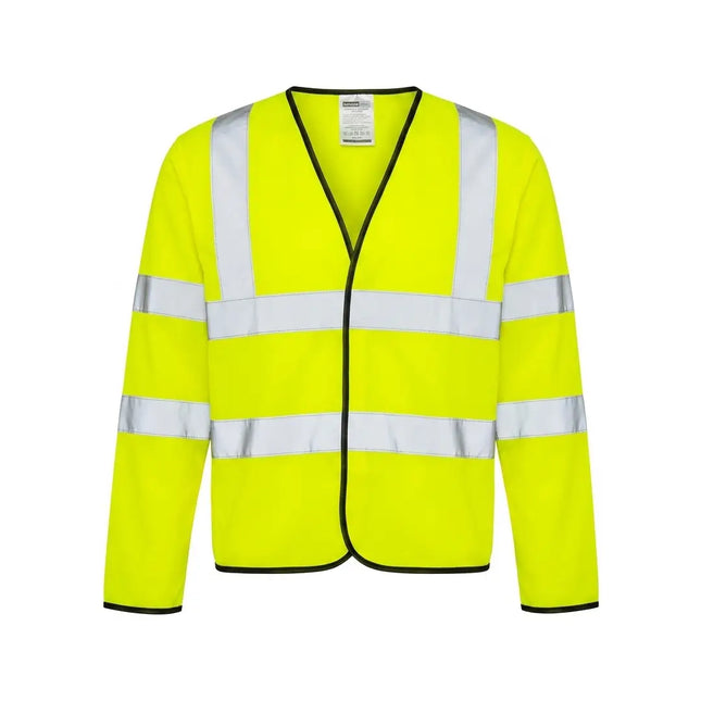 Phosphorescent reflective vest, European sleeves, multiple sizes