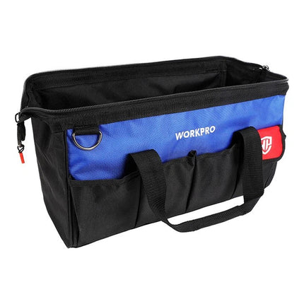 حقيبة تخزين أدوات WORKPRO بسحاب علوي وفم واسع 14 بوصة