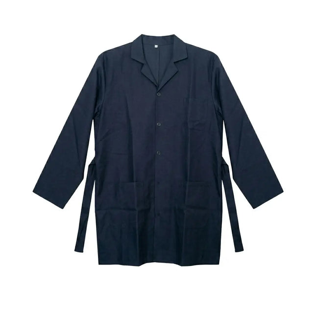 Navy blue work apron
