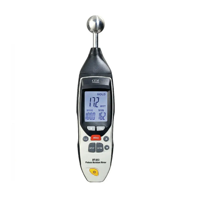 CEM DT-853 Pinless Digital Moisture Meter, 40mm Depth