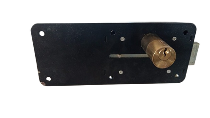 Yale 7cm silver computer key door cylinder