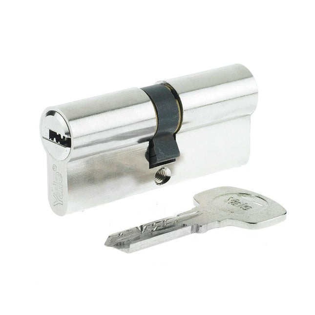 سلندر باب مفتاح كمبيوتر 7سم لون سلفر yale