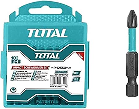 رأسيات مفك توتال PH2 بطول 50 ملم TACIM16PH223