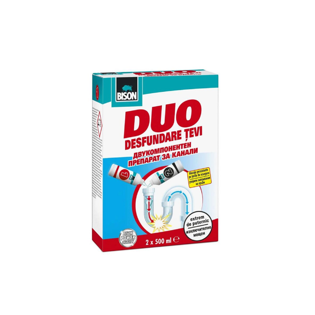 طقم مسلك مجاري ثنائي المكونات 500 مل من بايسون (6305397)