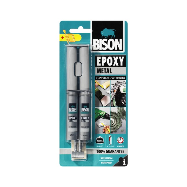 Epoxy metal mix 24ml from Bison (6305442)