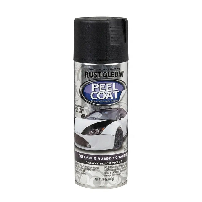 Rust-Oleum Peel Coat Removable Rubber Coating Spray, Black Purple Galaxy