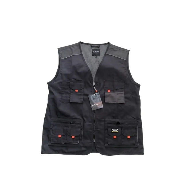 Heavy black workers vest with multiple sizes from Future