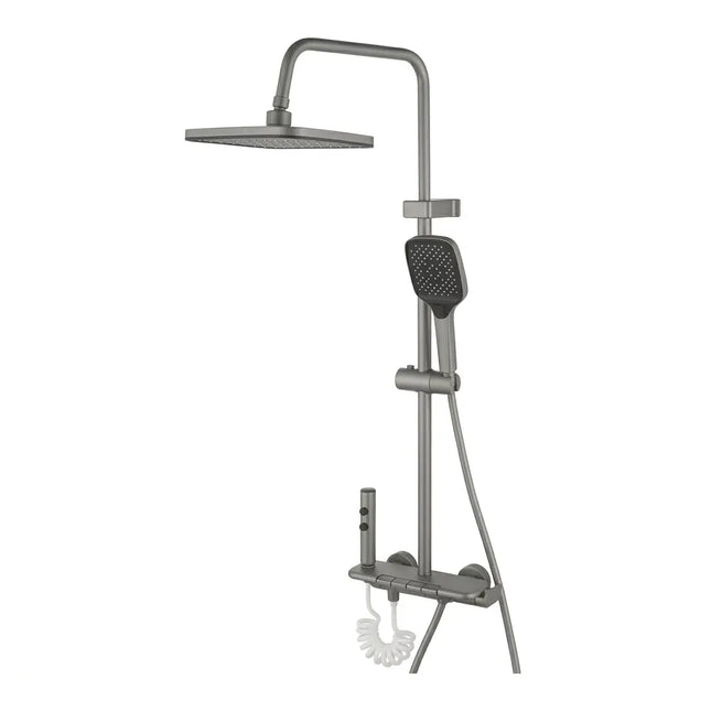 Unica complete with bidet spray, gray, 7-in-1, OH-211C