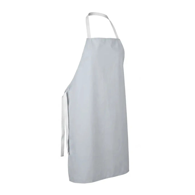 White plastic apron