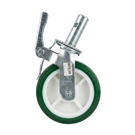 Swivel scaffold caster with brake, various sizes