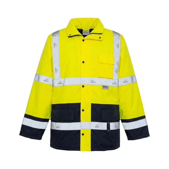 Voltex heavy-duty reflective rain jacket, various sizes