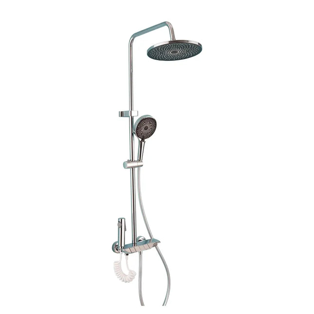 Unica Full Round Push-buttons, Chrome Color (92109)
