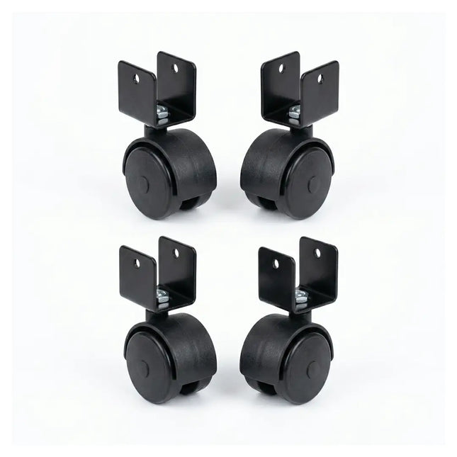 4-piece plastic wheel set 1.5 inch