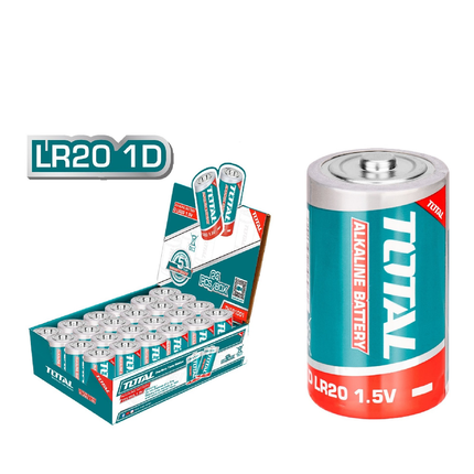بطاريات توتال D بجهد 1.5 فولت، قطعتان THAB1D01