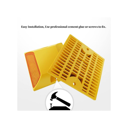 Orange warning reflector