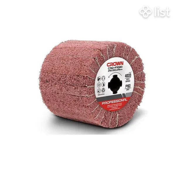 فرشاة سحب الأسلاك الكبيرة لقطع العمل crown