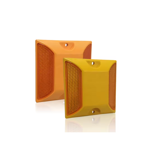 Orange warning reflector