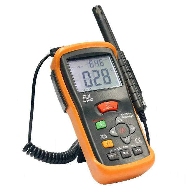 Advanced Temperature and Humidity Meter from CEM, Model (DT-616CT)