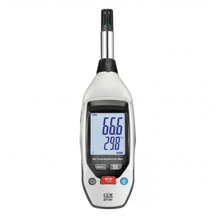 CEM Bluetooth Temperature and Humidity Meter (DT-91)