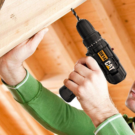 DX14.2درل شحن 12 فولت مع بطاريتين  2 امبير 10مم كتربلر