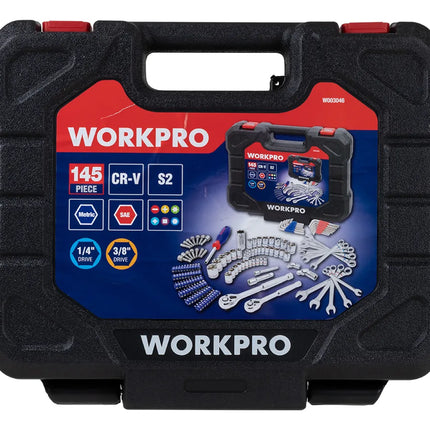 WORKPRO طقم عدة بوكس ١٤٥ قطعة