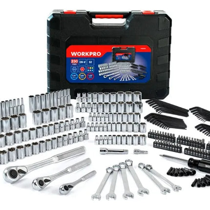 WORKPRO طقم عدةميكانيكي 230 قطعة