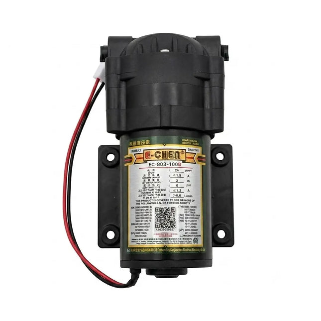 مضخة ضغط فلاتر المياه وأنظمة التناضح العكسي الأصلية من ماركة E-CHEN موديل (EC-803-100B) بقوة 100 غالون