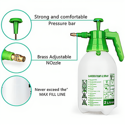 مضخة رش زراعي 2 لتر بلاستيك MEGA من البشيتي - بشيتي ستورز صورة 4