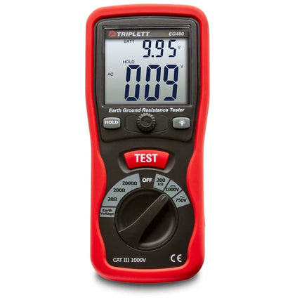 طقم اختبار مقاومة التأريض الأرضي تريبلت EG480