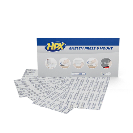 قطع دبل فيس شفاف 5 ورقات قياس 10 *20 سم