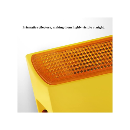 Orange warning reflector