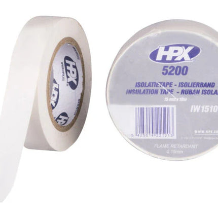 تيب كهرباء 15*10م لون ابيض PVC hpx