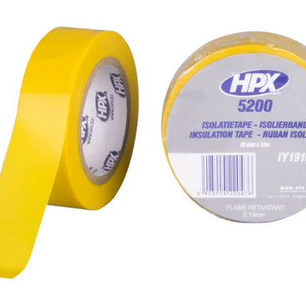 تيب كهرباء - أصفر 19 مم × 10 م HPX