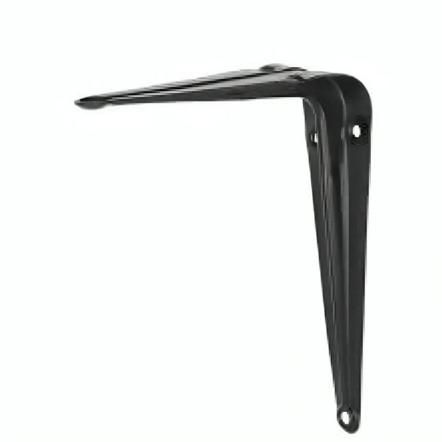 Black 90-degree shelf bracket