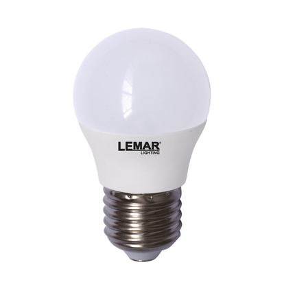 لمبة LED ليمار كروية 5 واط E27 أبيض 7000K — LEMAR