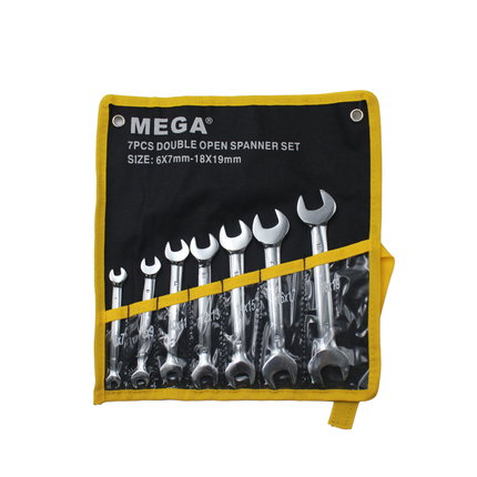 طقم مفاتيح شق ميجا 7 قطع، 6–19 ملم MG3739