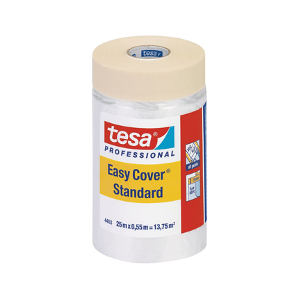نايلون حماية دهان مع لاصق تيسا TESA Easy Cover 4403 مقاس 55 سم × 25 متر